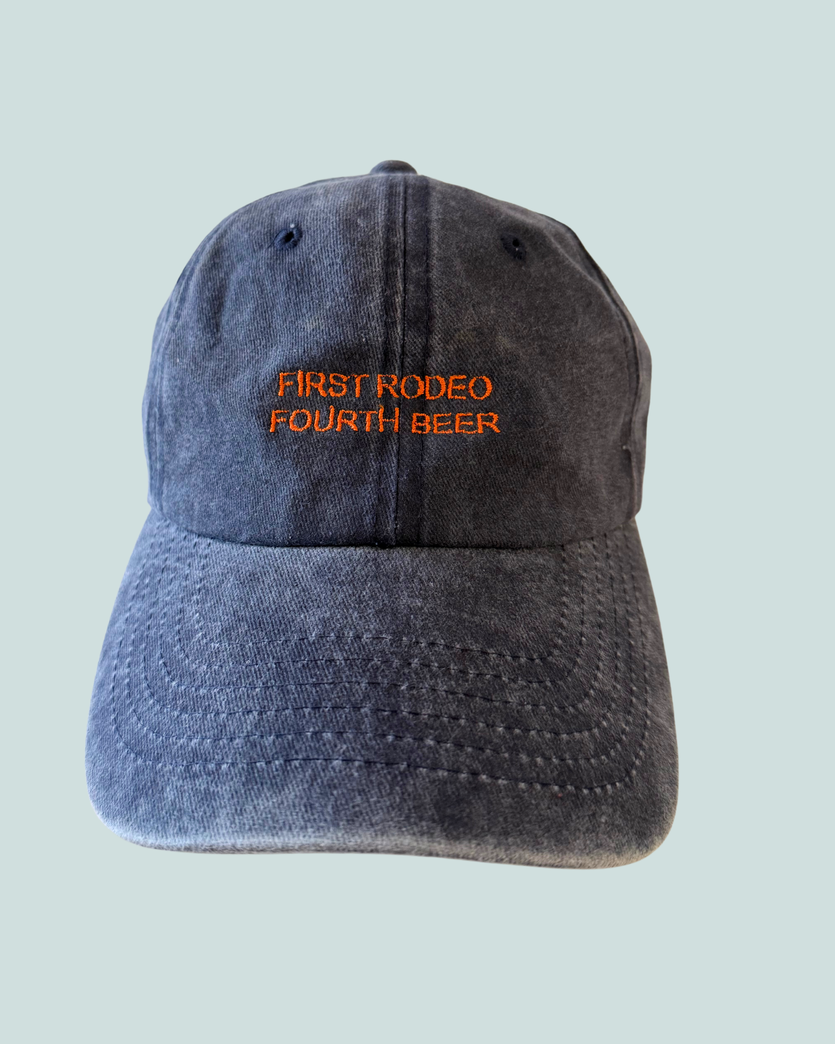 First Rodeo Fourth Beer Dad Cap - Navy