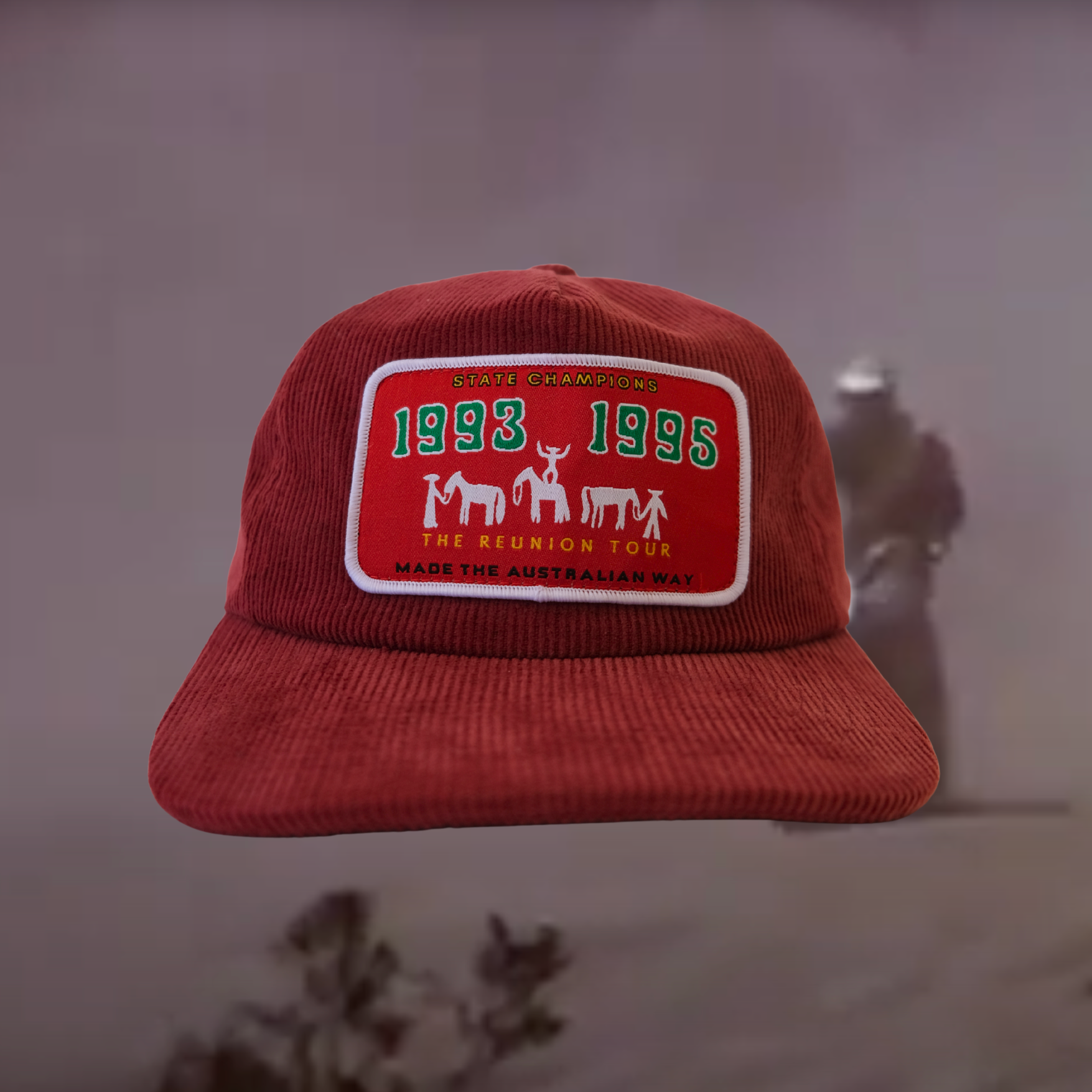 The Reunion Tour Cord Cap - Burgundy