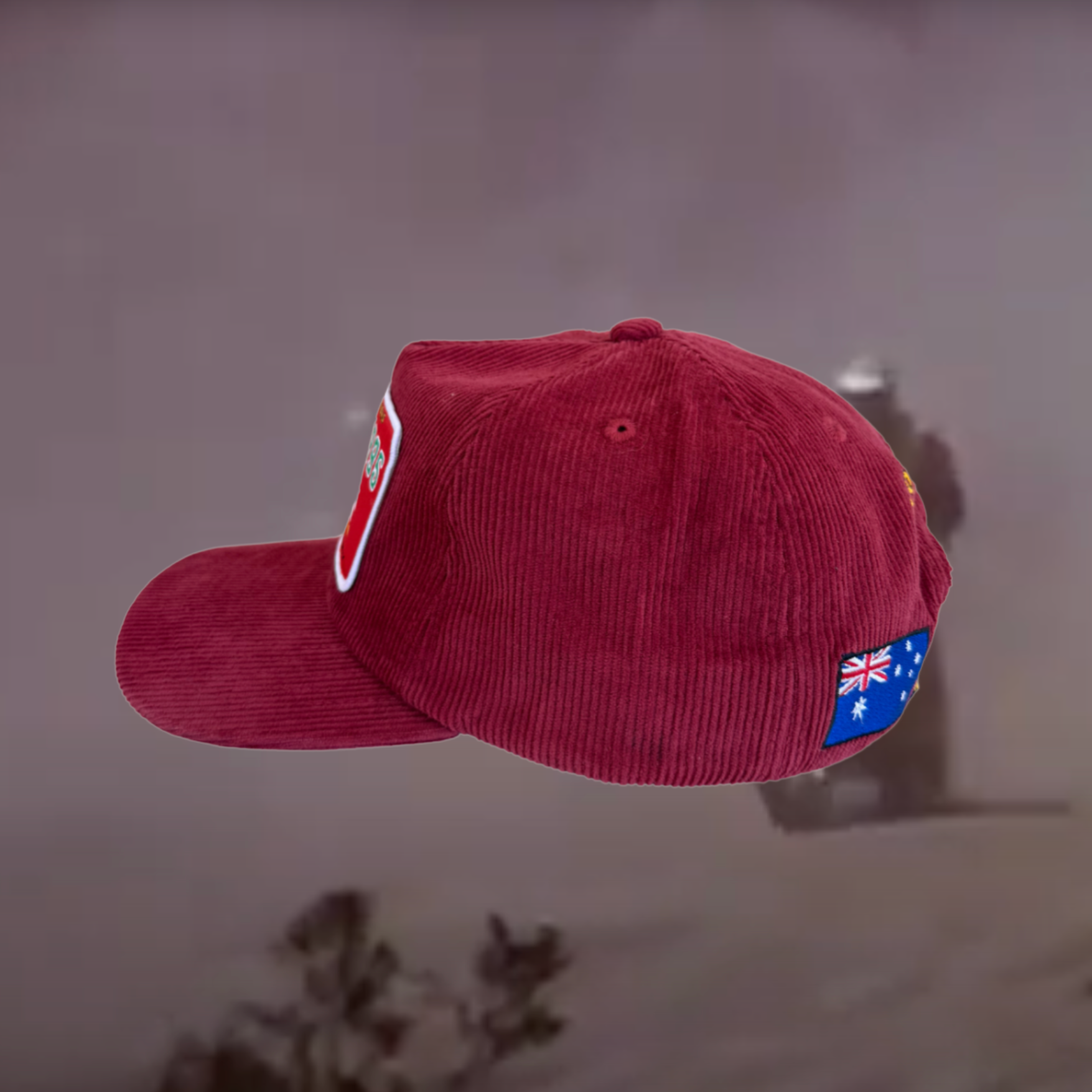 The Reunion Tour Cord Cap - Burgundy