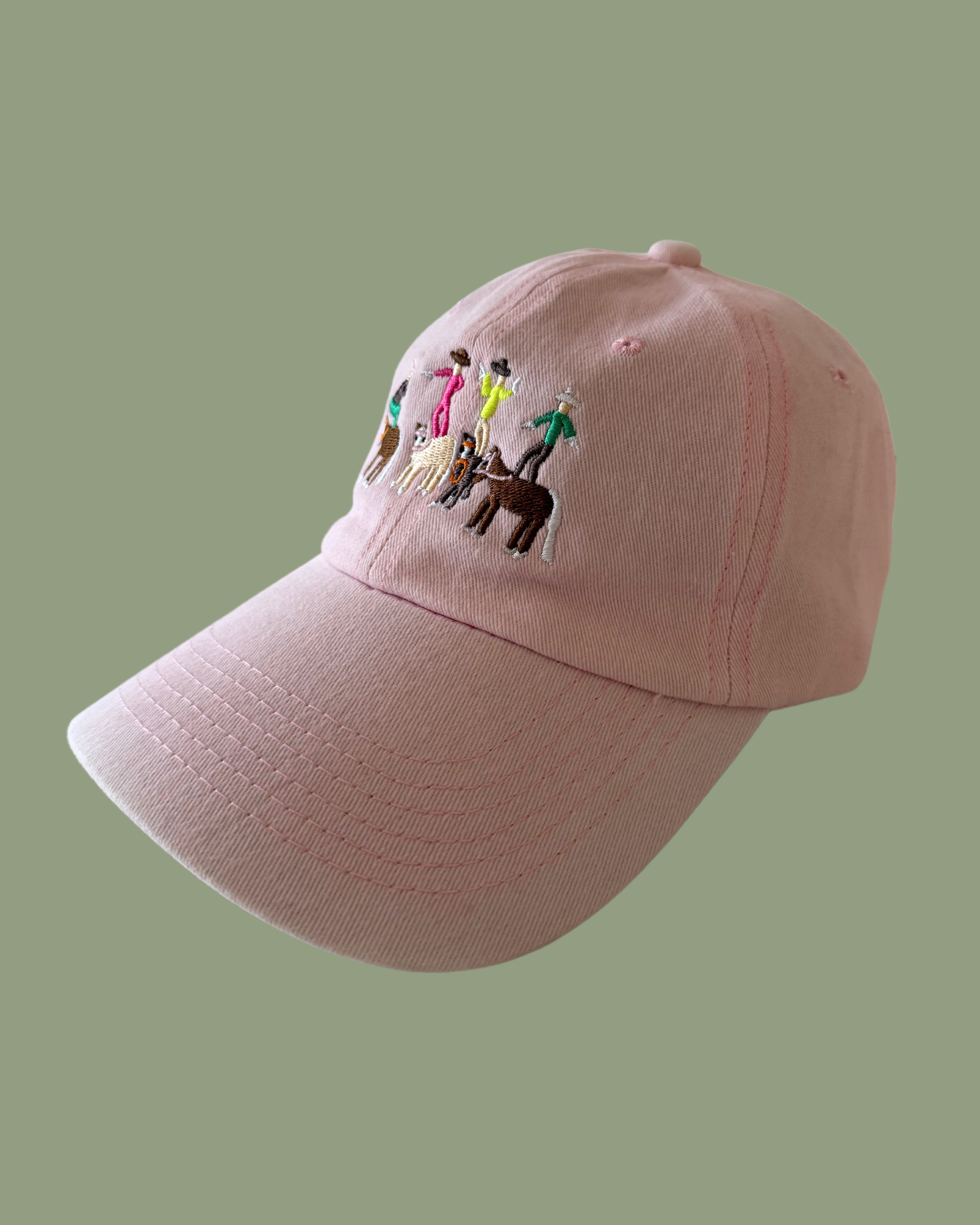 Gangstas Dad Cap - Baby Pink