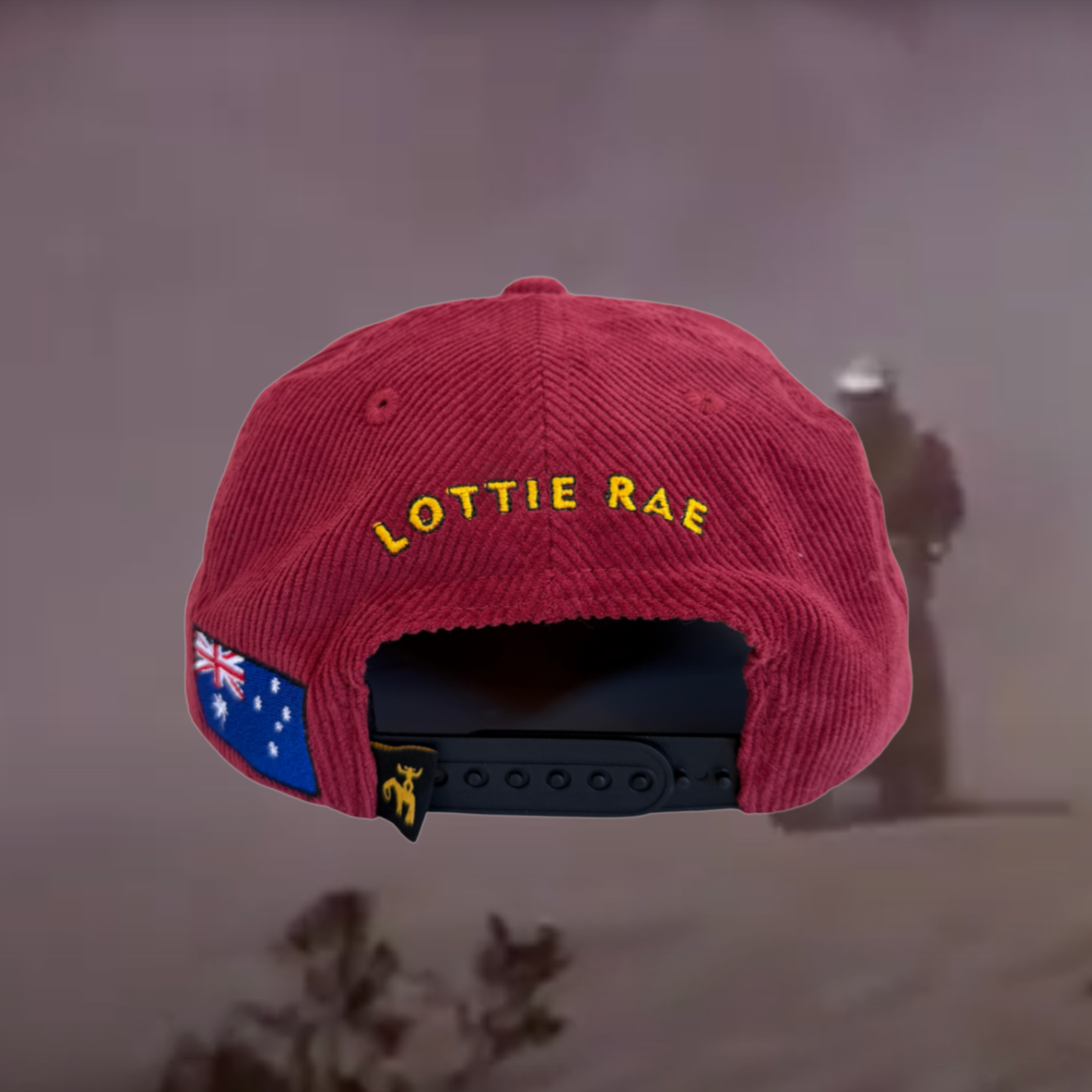 The Reunion Tour Cord Cap - Burgundy