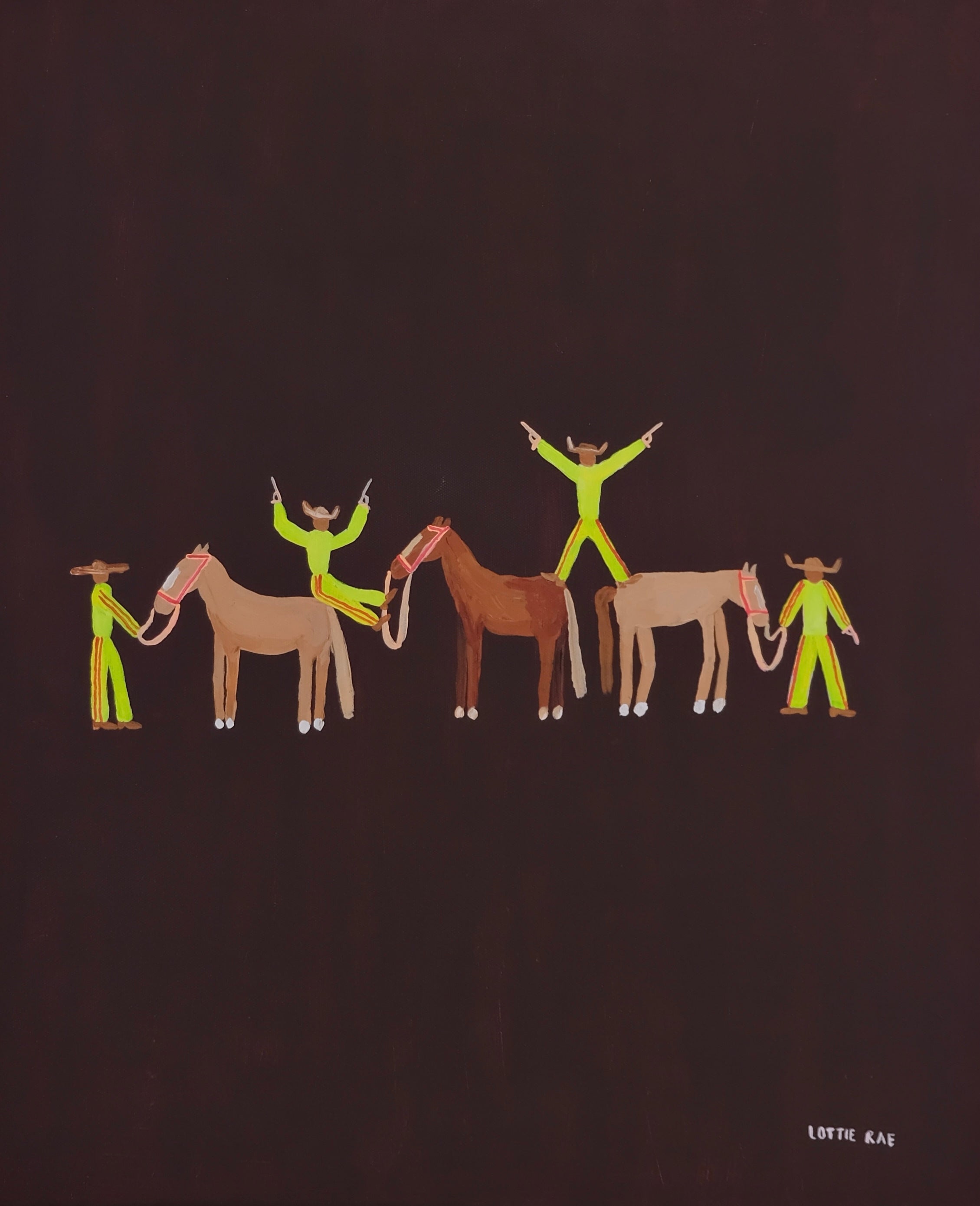 GOOD LUCK DONT DIE (PRINT)- Stretched and Framed LIMITED EDITION