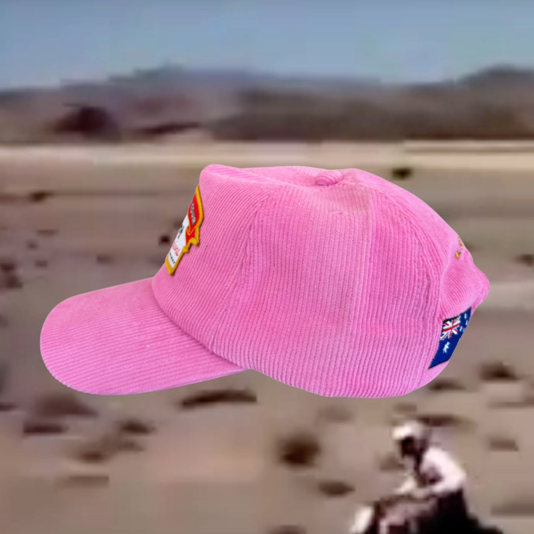 The Reunion Tour Cord Cap - Pink