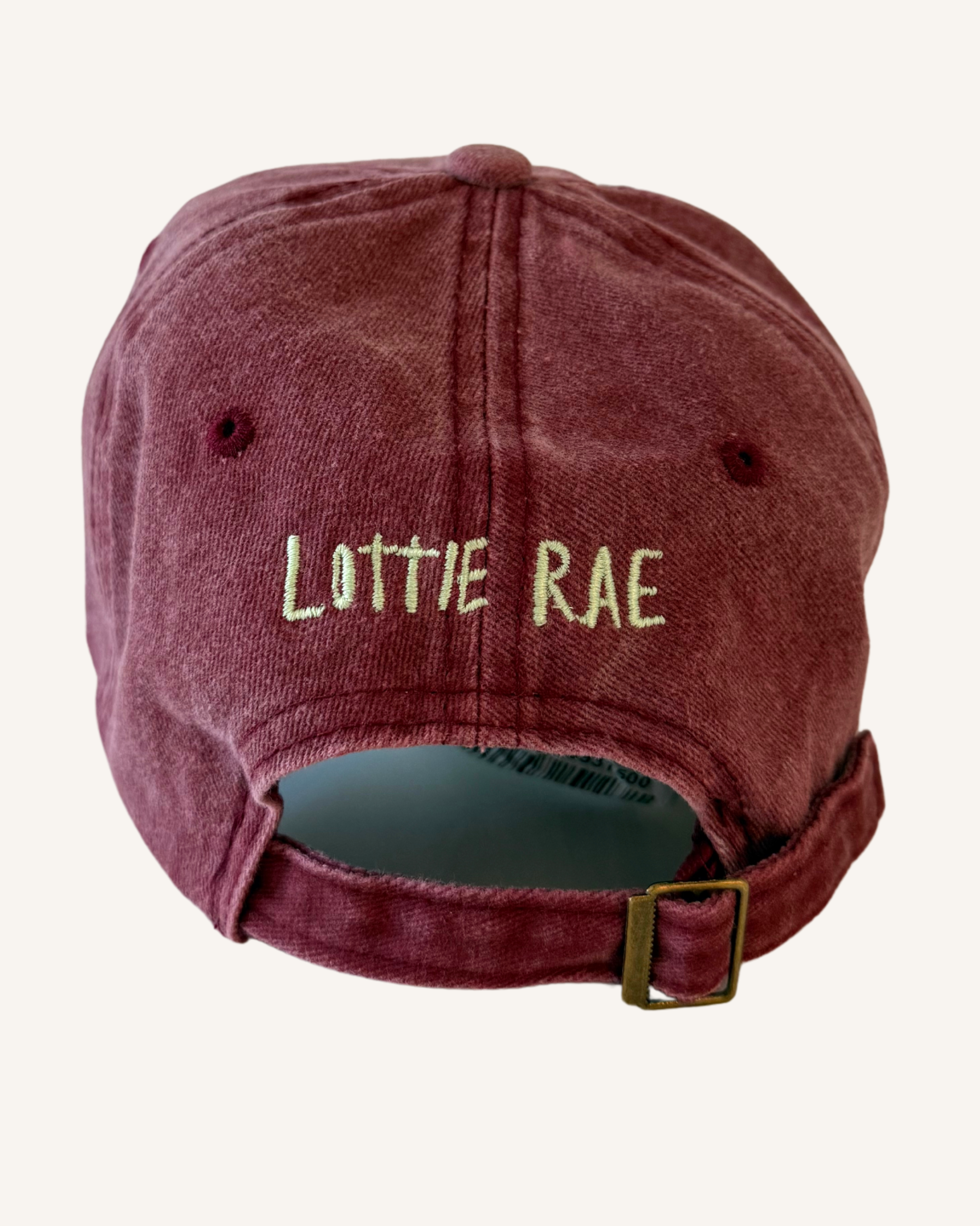 The Lottie Dad Cap - Burgundy