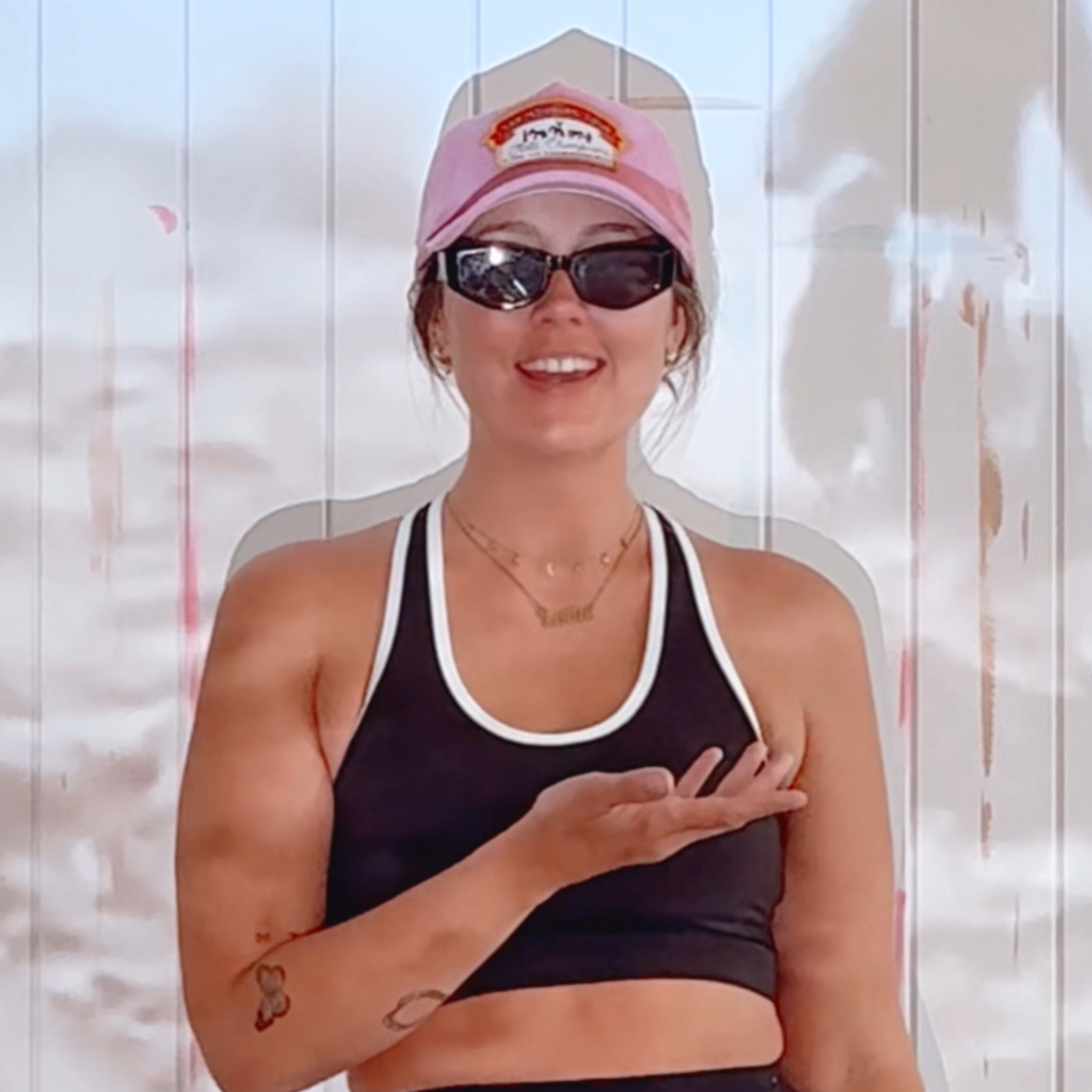 The Reunion Tour Cord Cap - Pink