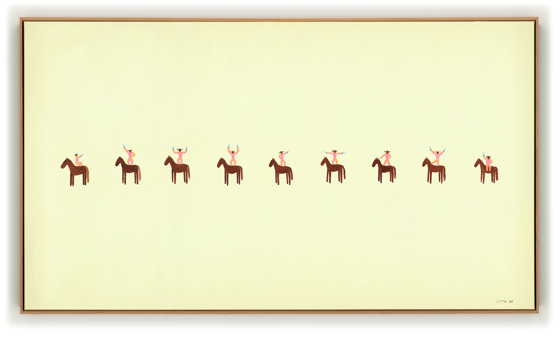 CASHED UP FERRETS PRINT - Stretched and Framed