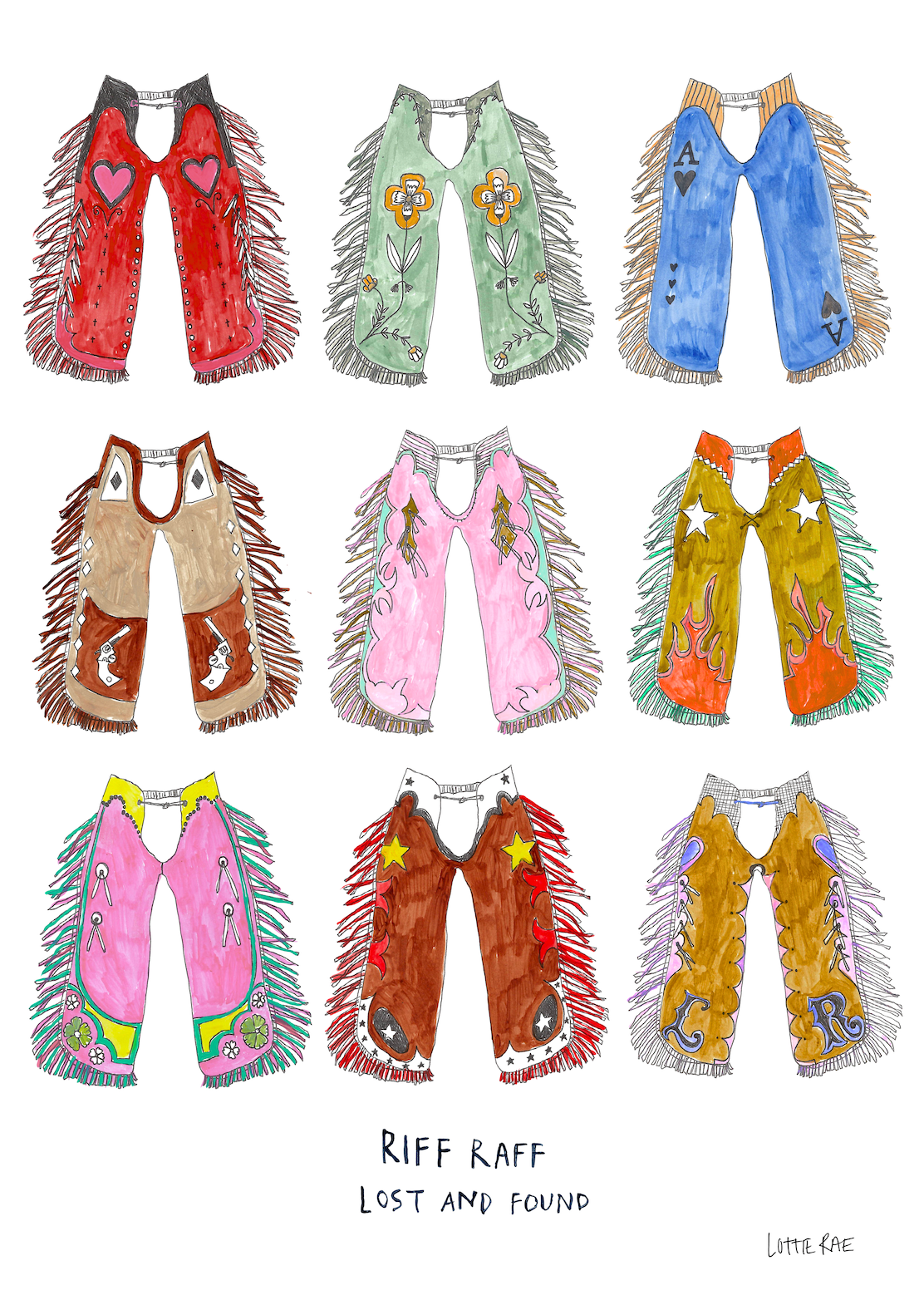 Riff Raff Lost and Found Print - Paper Only