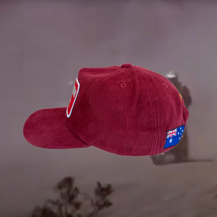 The Reunion Tour Cord Cap - Burgundy