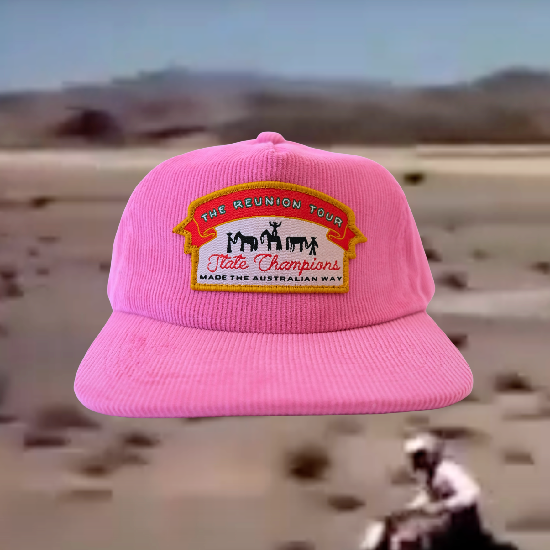 The Reunion Tour Cord Cap - Pink