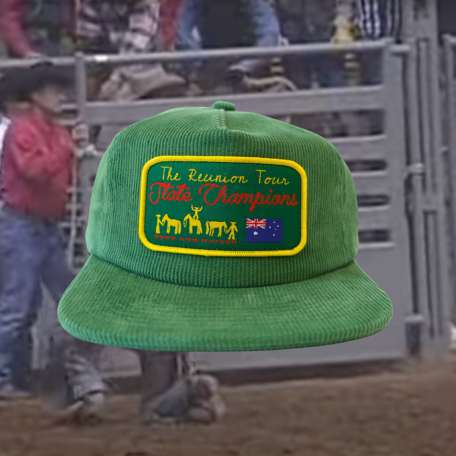 The Reunion Tour Cord Cap - Emerald