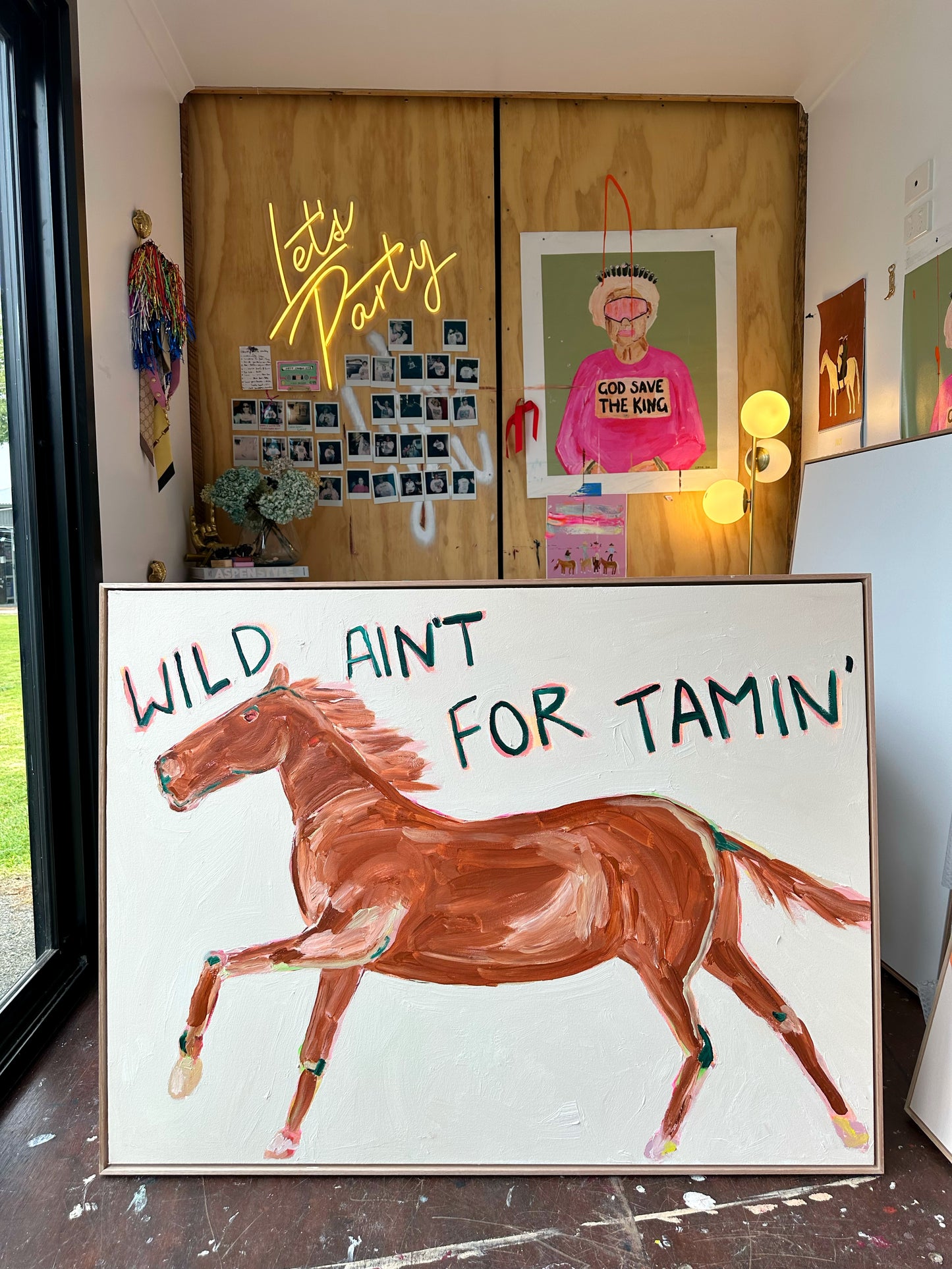 Wild ain't for tamin' - PRINT STRETCHED AND FRAMED