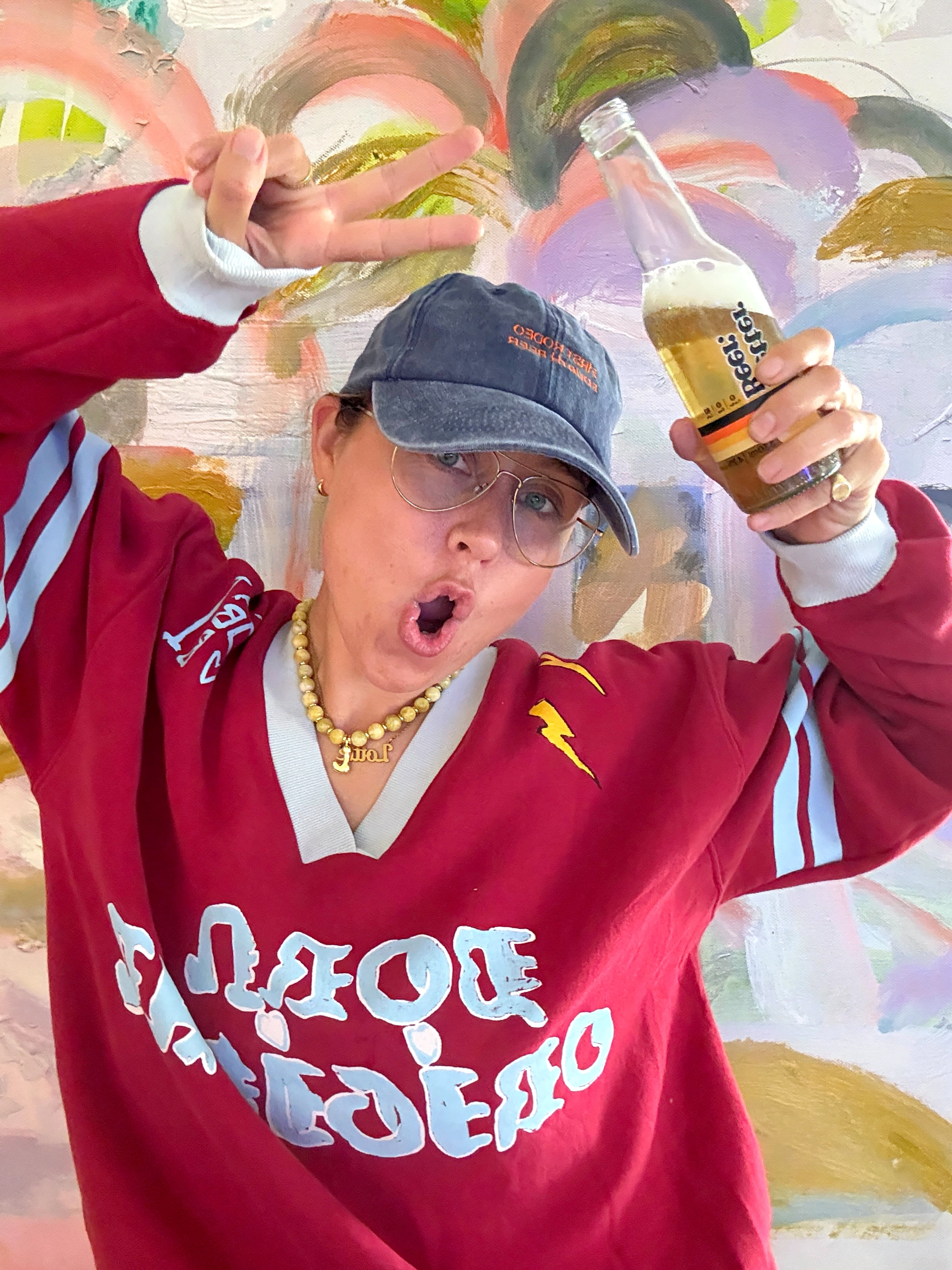 First Rodeo Fourth Beer Dad Cap - Navy