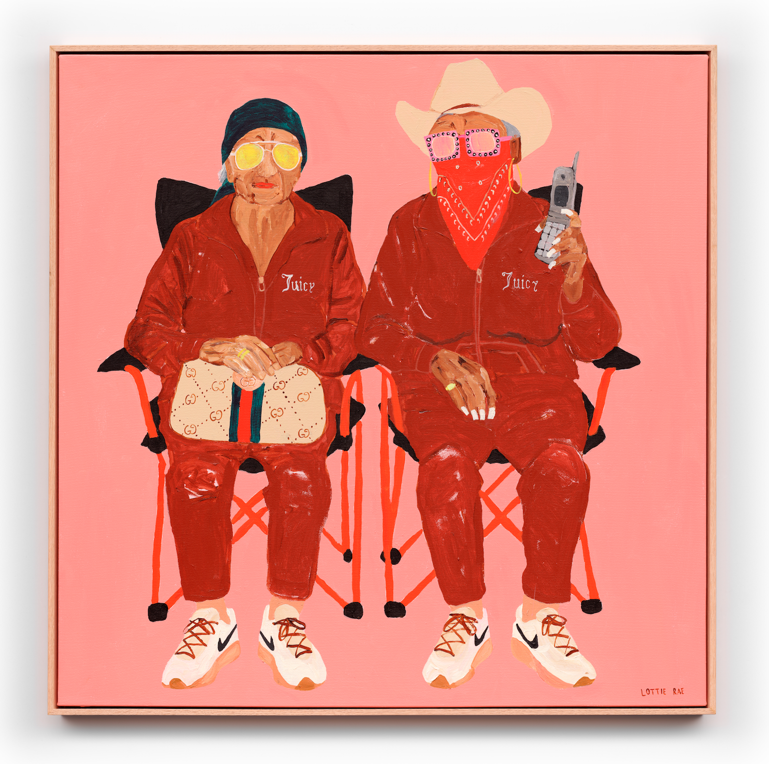 BEV & DAWN PRINT - STRETCHED AND FRAMED PRINT