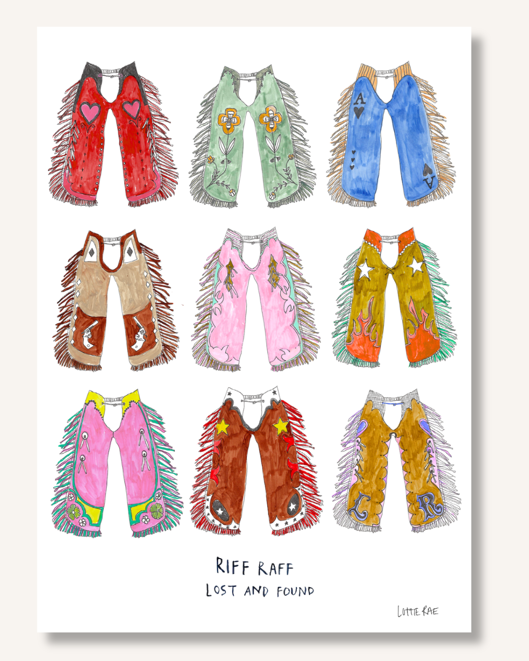 Riff Raff Lost and Found Print - Paper Only